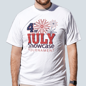 2024 4th of July Showcase Baseball T-Shirt