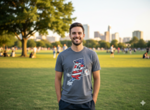 "Boomer" Mascot T-Shirt - Grey