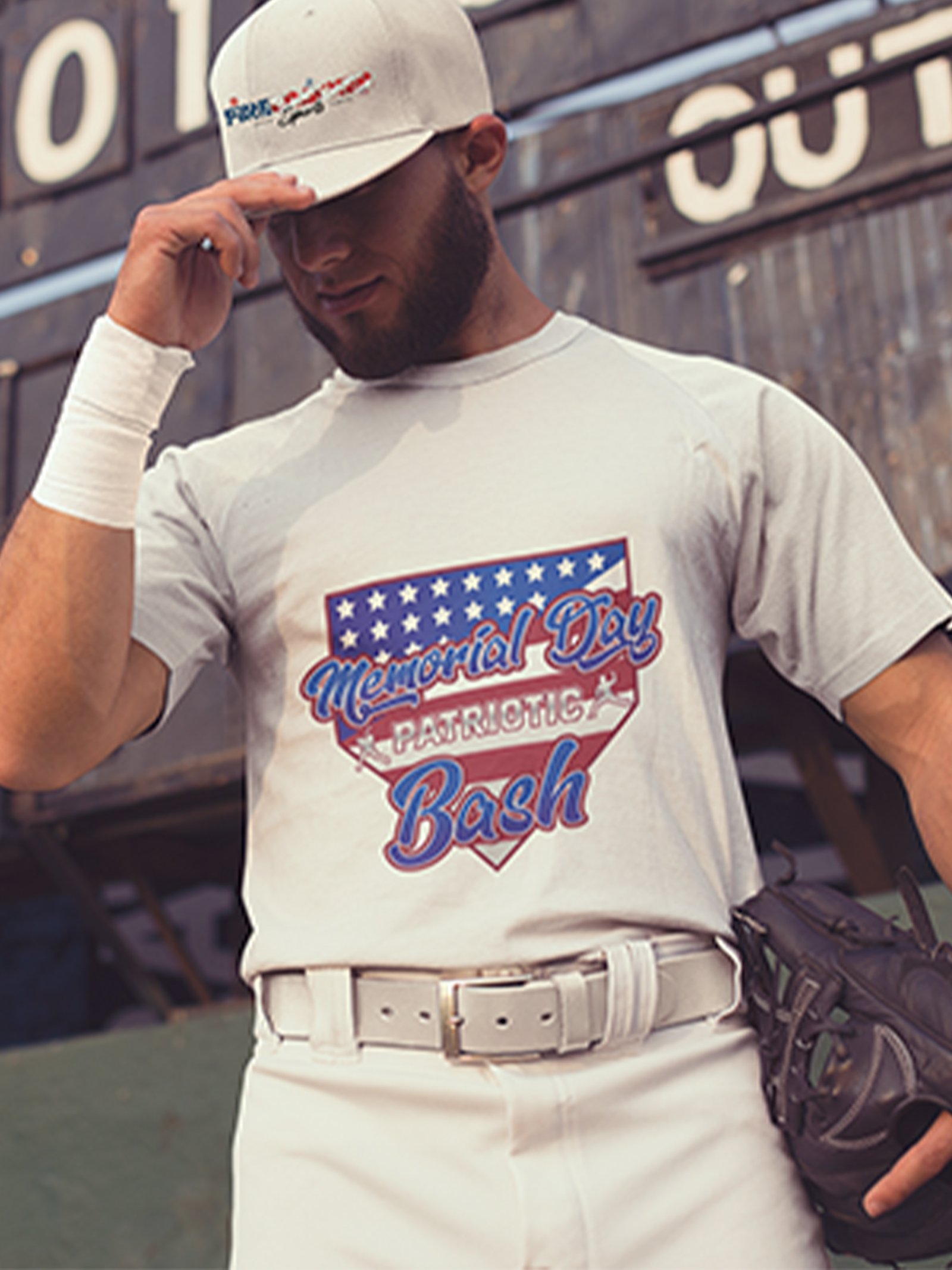 Memorial Day' Unisex Baseball T-Shirt